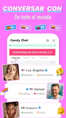 Candy Chat android App screenshot 6